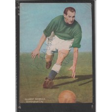 Signed picture of Gil Merrick the Birmingham City & England footballer.  